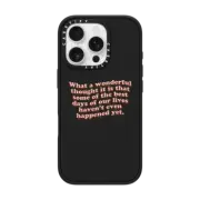 iPhone 16 Pro Impact Case MagSafe Compatible Wonderful Thought iPhone Case by Quotes by Christie