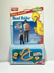 Vintage Sesame Street Big Bird Playskool Baby Hand Holder 1980s NEW IOB Leash