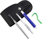 Tick Remover | 4Pcs Professional Dog Tick Removal | Ergonomic Tick Remover Tweezer, Tick Remover Tool for Pet Dogs, Cats, Rabbits
