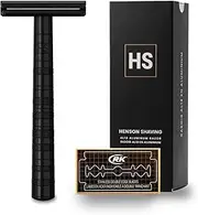 HENSON SHAVING AL13 MEDIUM Shaver with 5 Replacement Blades, Deep Shave Model, Highly Durable, Recommended for Those Who Want a Deep Shave