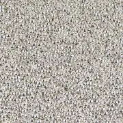 Bright Sterling Plated Miyuki Seed Beads 15/0 (15-9961-TB)