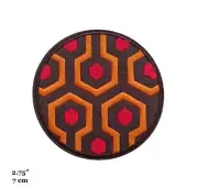 The Shining Horror Movie Carpet Pattern Overlook Hotel Embroidered Iron On Patch
