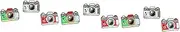 [AOKWAWALIY] Trendy Clothing Adornment Novelty Lapel Brooch Cartoon Brooches Retro Decor Cartoon Brooch Pin Accessories Vintage Decor Camera Shaped Breastpin Enamel Brooch