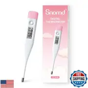 Snomd Digital Oral Thermometer for Adults and Children with LCD Display, Oral
