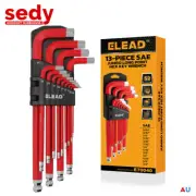 13Pc Extra Long Hex Key Set Allen Key Hex Wrench 5/64"-3/4" Long Ball Heavy Duty