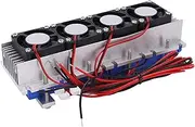 12V 4-Chip TEC1-12706 Module Refrigerator Cooling System, DIY Thermoelectric Cooler Refrigeration Heat Sink Air Cooling Device, for Small Space Cooling