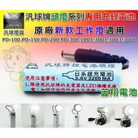 在飛比找蝦皮購物優惠-☼ 台中苙翔電池 ►汎球牌電池 PD-100 PD-150 