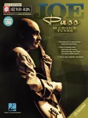 Joe Pass Jazz Play-Along Vol 186 for Bb Eb C BC Instruments Sheet Music Book CD