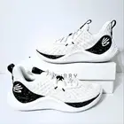 Under Armour Team Curry 10 White Black Mens Size 13