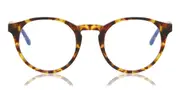 DIFF Sawyer amber tortoise+blue light technology clear lensMen'sGlasses Amber Tortoise 47, Size - Private Health Rebate