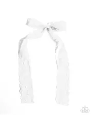 Paparazzi Petite Princess White Hair Clip NWT