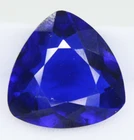 11-13 CT Loose Gemstones Corundum Natural Blue Sapphire Certified Trillion Cut