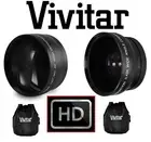 2-Pcs Hi Def Telephoto & Wide Angle Lens Kit For Sony Alpha A6300 ILCE-6300