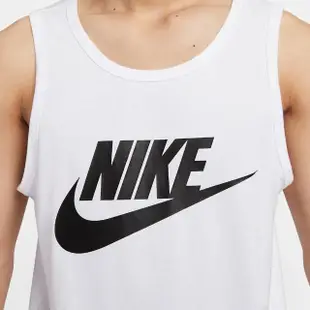 【NIKE 耐吉】背心 男款 運動背心 AS M NSW TANK ICON FUTURA 白 AR4992-101