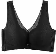 [Generic] Womens Bras Comfortable Push up Push Up Bra Comfy Corset Bra Front Alternate Side Buckle Lace Bras Slim and Shape Bra Plus Size Sports Bras for Women 2X