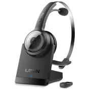 Bluetooth 5.0 Headset, Wireless Headset with Microphone (AI Noise Cancelling)...