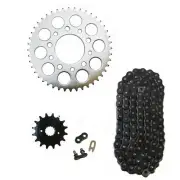 Black 525x120 O-Ring Chain & 16/44 Sprockets for Honda Shadow VLX 600 1989-2007