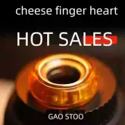 New PEI Cheese Ring Metal Slider Haptic Mode Relaxing Toys Metal Fidget Toys