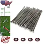 Versatile 6-Inch Galvanized Metal Spikes for Paver Edging and Artificial Turf