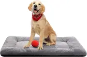 Dog Crate Pad 36", Ultra Soft Washable Bed, Anti-Slip Mat for Medium/Large Dogs