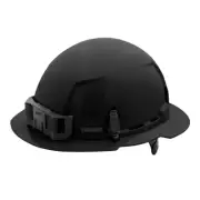 Bolt Black Type 1 Class C Full Brim Vented Hard Hat With 6-point Ratcheting Su