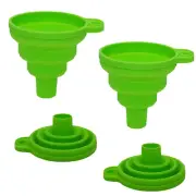 Funnels for Filling Bottles Set of 2, Food Grade Silicone Funnel for Kitchen Use