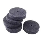 5 Fiber Buffing Wheels, 3" with 3/8" Arbor Hole for Bench Grinders/Polishers