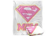Superman Mom Logo Blanket (Multicoloured) (One Size)