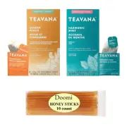 Teavana Peach Tranquility Tea and Jade Citrus Mint - Medicine Ball Cold Buster -