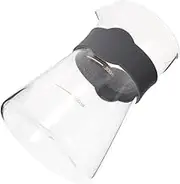 Luxshiny Exquisite Coffee Container 300ml Glass Coffee Pot Scale Cold Brew Maker Portable Tea Kettle for Kitchen Office