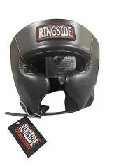 Ringside, Adults', Competition, Boxing, Headgear, Cheeks, Large, Black