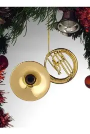 Realistic Gold SOUSAPHONE Christmas Ornament - 4" Long by Broadway Gifts