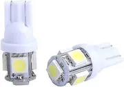 iplusmile 10pcs T10 Car Led Bulbs 5050 5smd Error Lamp Car Interior Lights for Side Marker Map Light License Plate