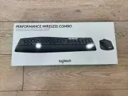 Logitech - Performance Full-size Wireless Keyboard and Mouse Combo NEW