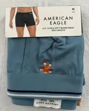 NEW American Eagle 4.5" Ultra Soft Boxer Briefs 1-Pack MEDIUM GingerBread Cookie