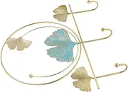 NUOBESTY Wall Mounted Coat Rack with Leaf Hooks Stylish Entryway Key Holder and Hat Hanger Modern Design for Versatile Use Dressing Rooms and Bathrooms Easy Installation for Efficient