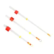 30PCS Ice Fishing Rod Top Tip White Plastic Ice Fishing Rod Extending Tip