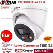Dahua 8MP Full-Color 2-Way Audio TiOC3.0 SMD4.0 PoE Camera IPC-HDW3849H-AS-PV-S5