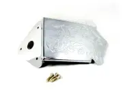 Beautiful, Ornate Chrome Mandolin or Cigar Box Guitar Tailpiece