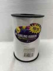 Curling Ribbon White 500 Yds By Forum