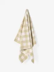 Flinders Check Bath Sheet (Beige)