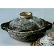 Hase Pottery Iga Clay Pot Brushed Finish (Medium) From Japan