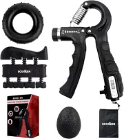 Grip Strength Trainer 4-Pack Hand Gripper Forearm Strengthener - Hand Exerciser
