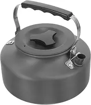 INOOMP Outdoor Portable Oxide Camping Kettle Professional Tea Pot Lightweight Compact for Gas Stove Induction Cooker Safe Handle Design for Easy Use