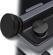 Car Cigarette Lighter Cover, Car Interior Accessorie, Aluminum Dustproof Cover, Dustproof Cigarette Lighter Plug Cover, Cigarette Lighter Cap for Car Decorations & Protection Fits Most Car (Black)