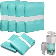 6-Pack Diaper Pail Liner Refills Bags Compatible with KORBELL Nappy bin 16L Disposable Bag Refill，Green, Lightly Scented