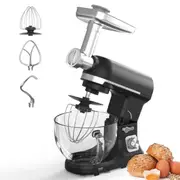 Advwin 6 in 1 Stand Mixer, 1400W 5.5L Kitchen Food Mixer, 6 Speed with Tilt-Head Pulse Electric Mixer