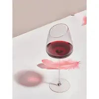 在飛比找ETMall東森購物網優惠-mu16火烈鳥系列水晶紅酒杯手工高腳杯輕奢風高顏值葡萄酒杯禮