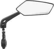 Mirror Accessories Rear View Mirror Bike Handlebar Mirror Bike Attachments Side Mirror for Bike Ebike Mirrors for Handlebars Bicycle Rearview Mirror Bicycle Mirror Black Plastic