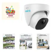 Security Camera Outdoor, PoE Dome Surveillance Camera, Smart Human/Vehicle D...